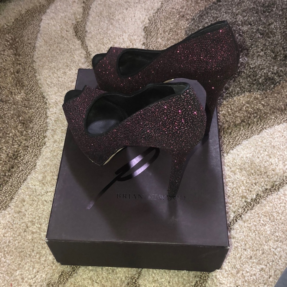 Brian Atwood Bambola Peep size 10